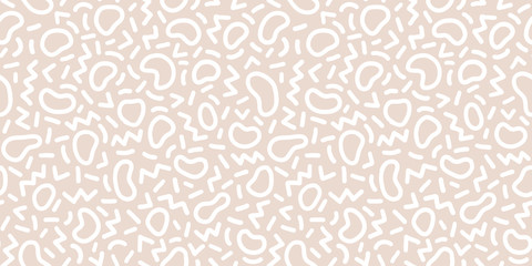 Monochrome seamless geometric pattern. Modern abstract background. Hipster Memphis style.