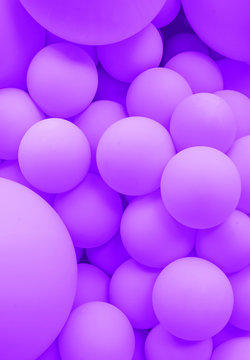 Purple balloons balls background © O-Lena