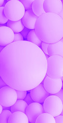 Purple balloons balls background
