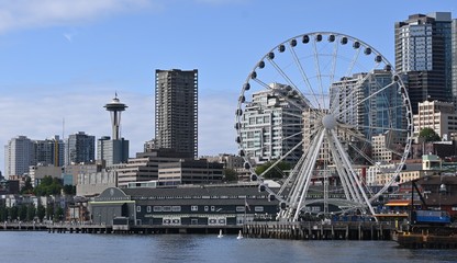 Seattle skyline from Puget Sound