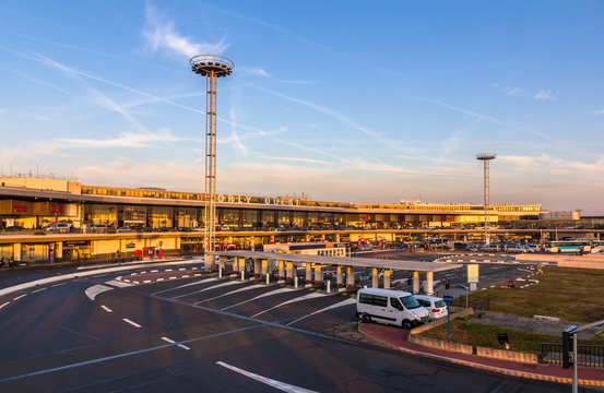 Western terminal of Paris-Orly airport in Paris, France