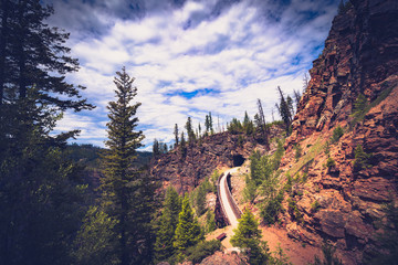 A shot of Myra Canyon in the beautiful Okanagan.