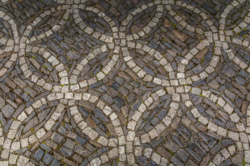 detail of paving background