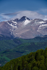 Mountains in the early summer