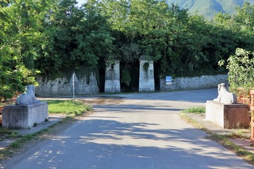 Fototapeta premium Solopaca -Scorcio dal ponte Maria Cristina