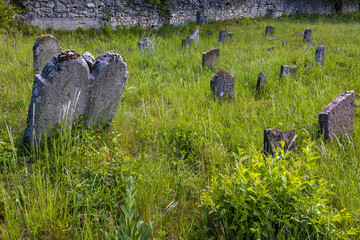 Very old abandoned Jewish cemetery