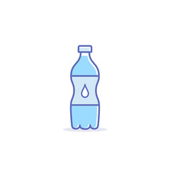 Water bottle icon, Vector isolated simple flat design Illustration