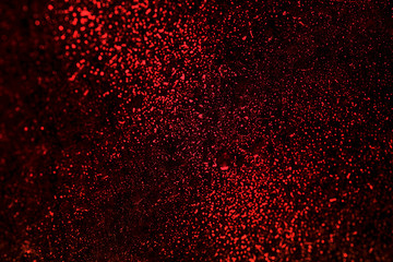 Gold, red  and pink abstract bokeh lights. defocused background.