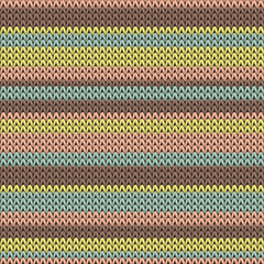 Chunky horizontal stripes knitting texture 