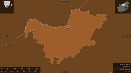 North West, South Africa - composition. Pattern