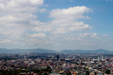 Fototapeta na wymiar Panoramic of Puebla Mexico