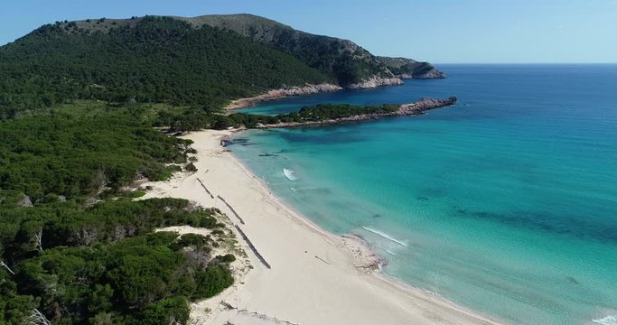Cala Agulla. Amazing beach in Mallorca.