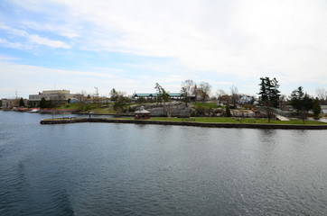 Obraz premium A small island in Saint Lawrence River