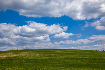 Landscape around the town of Myjava