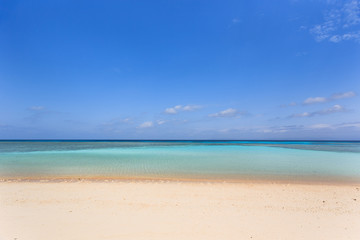 ニシ浜・日本最南端、沖縄県波照間島