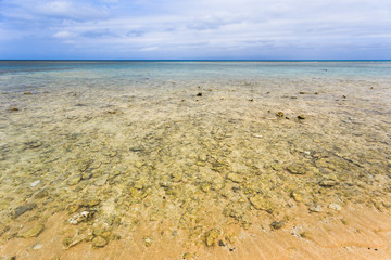 ニシ浜・日本最南端、沖縄県波照間島