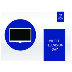 world television day vector illustration. background, banner