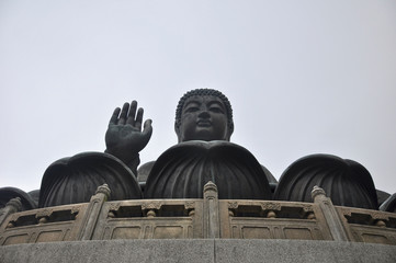 Tian Tan Big Buddha at Po Lin Monastery in Hong Kong