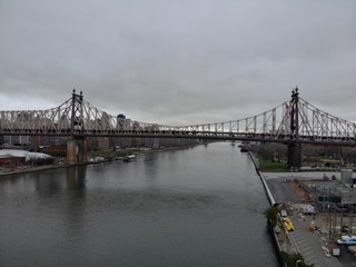 Ed Koch Queensboro Bridge manhattan new york aerial view 