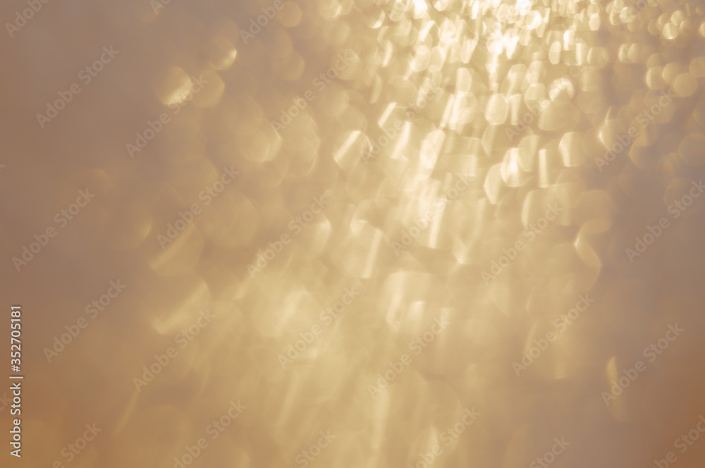 Wall mural abstract background with bokeh yellow. bokeh texture