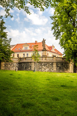 Fototapeta na wymiar Historic square in the center of Kutna Hora in the Czech Republic, Europe. UNESCO World Heritage Site.