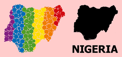 Spectrum Pattern Map of Nigeria for LGBT