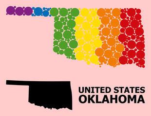 Spectrum Pattern Map of Oklahoma State for LGBT