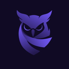 Arte para logotipo, coruja.