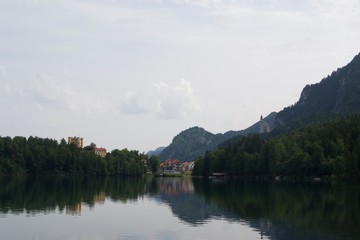 Fototapeta na wymiar See schloss Neuschwanstein 