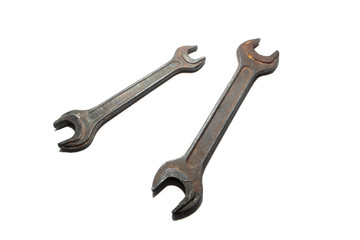 Wrench on a white background