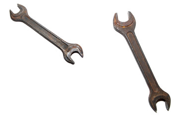 Wrench on a white background