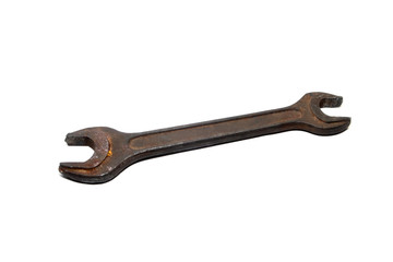 Wrench on a white background