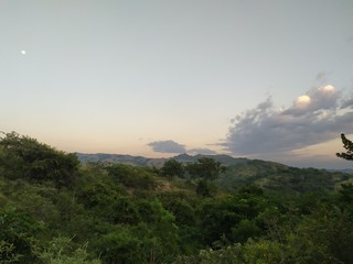 Obraz premium sunset in the mountains