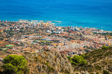 Panoramic view of Costa del Sol