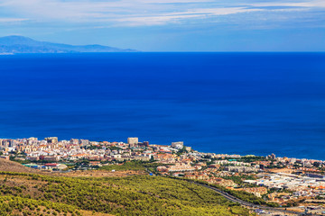 Panoramic view of Costa del Sol