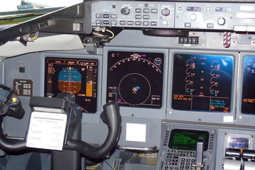 Jetliner Flight Deck