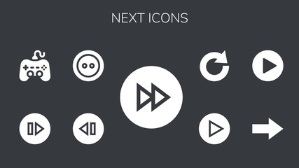 next icon set