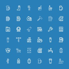 Editable 36 barrel icons for web and mobile