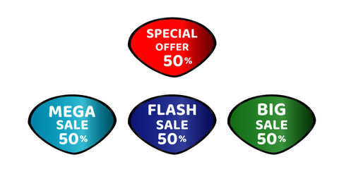 Templates collection for sales promos, mega sale, big sale and promo discount packs.