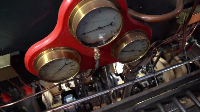 Ship engine running aboard the TSS Earnslaw.