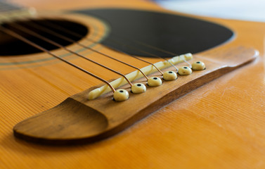 Fototapeta premium guitar ropes