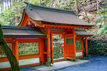 Naklejka premium 京都 貴船神社