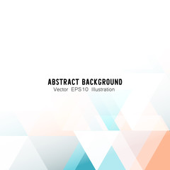 Abstract geometric or isometric polygon or low poly vector technology business concept background.