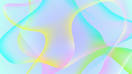 Abstract gradient geometric background. Curved lines and colorful graphic design...