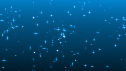 Fototapeta premium Christmas blue starry background.