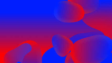 Abstract gradient geometric background. Fluid shapes and colorful graphic design.