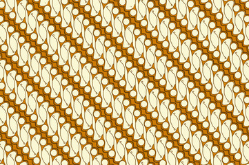 Parang Rusak Batik, Indonesia Pattern Background. Geometric ethnic pattern traditional Design for background, fabric, vector illustration	 - obrazy, fototapety, plakaty