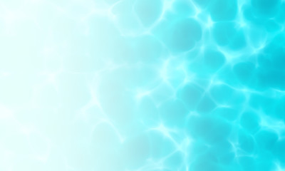 Blue white color water in swimming pool texture background. Use for design summer holiday concept. 