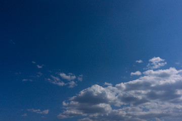 初春の空と雲(３月)