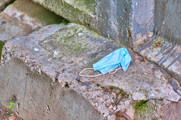 abandoned medical mask general plan